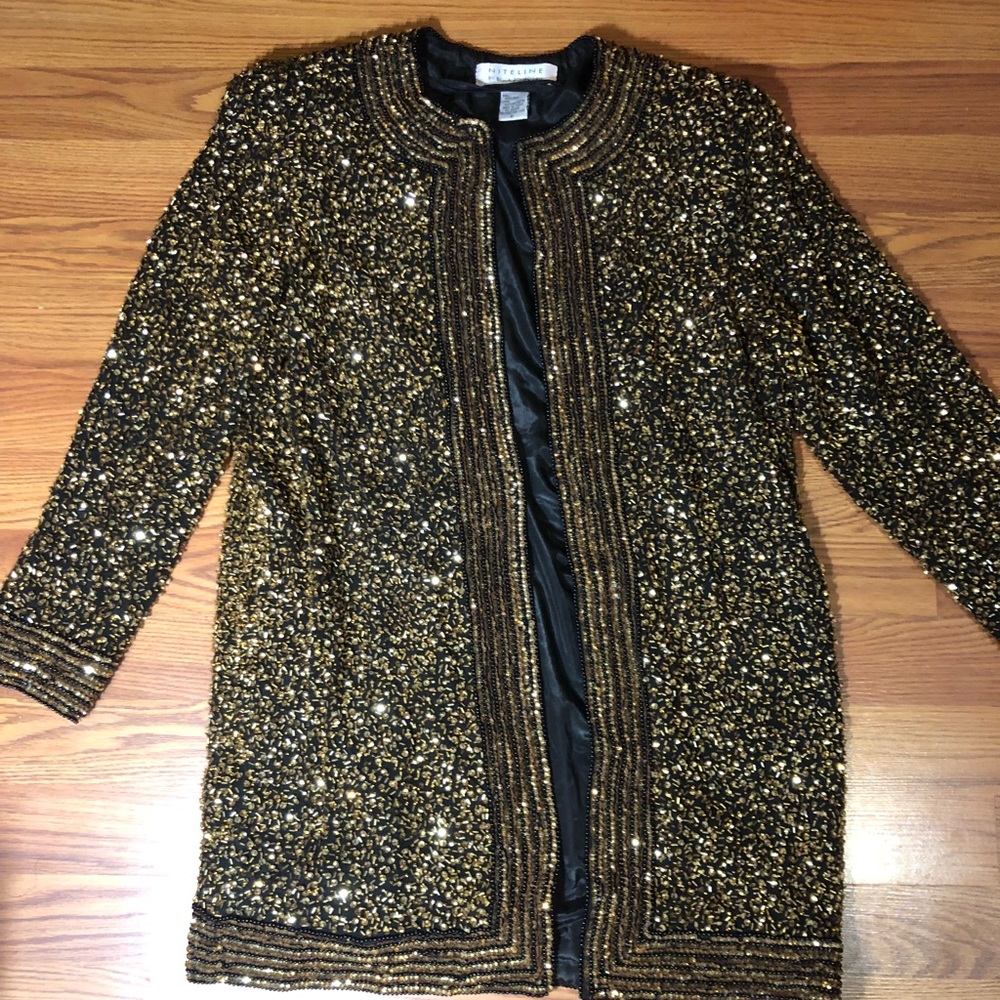 Niteline by Della Roufogali sequin jacket